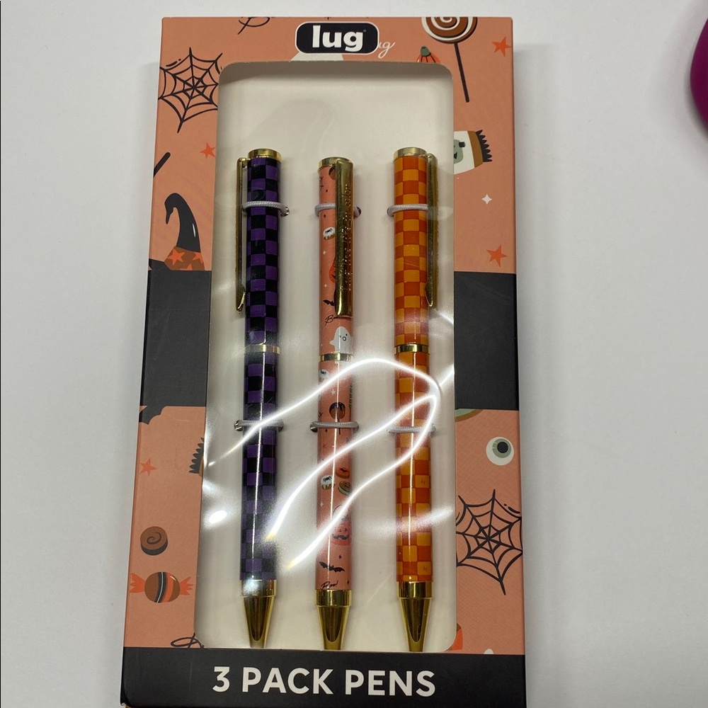 New in box set of 3 Lug Halloween Pens